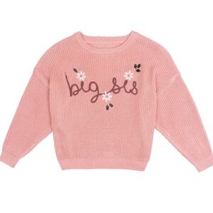 Modern Moments by Gerber Toddler Girl Sibling Matching Sweater NWT